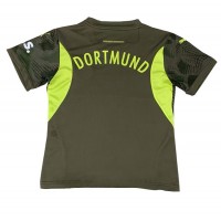 Camisa de Futebol Borussia Dortmund Goleiro Equipamento Secundário 2024-25 Manga Curta